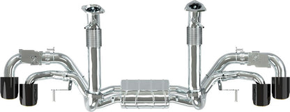Chevrolet Corvette (C8) Stingray - Valved Exhaust w Wicrom Tips (OE Actuators)