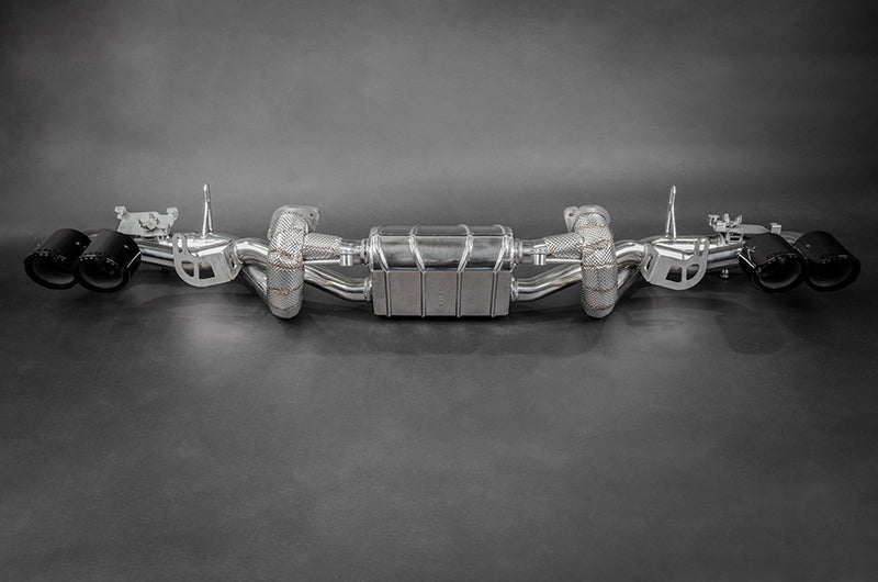 Chevrolet Corvette (C8) Stingray - Valved Exhaust w Wicrom Tips (OE Actuators)