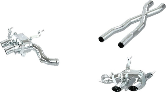 Ferrari Purosangue - Valved Exhaust with X-Pipe Middle Silencer Replacement (OE Actuators)