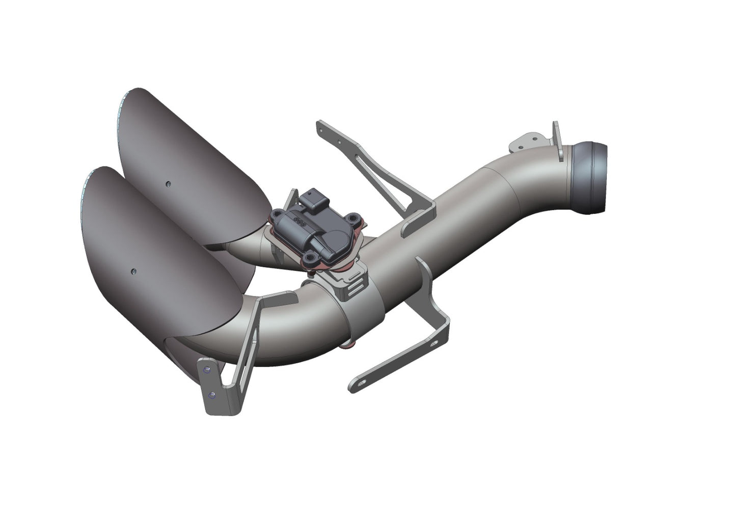 Ferrari 12Cilindri - Valved Exhaust, Carbon Frame + Wicrom Tips (OE Actuators)