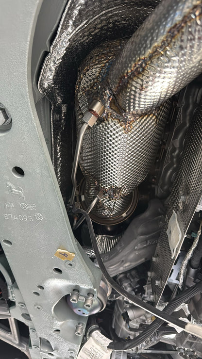 Ferrari 12Cilindri - Cat Spare Downpipes + Heat Protection