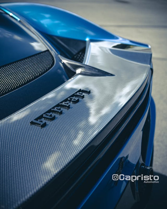 Ferrari 296 GTS - Carbon Fiber Rear Spoiler