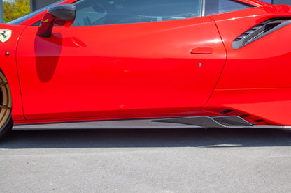 Ferrari 488/F8 - Side Skirts (WITH Wings)