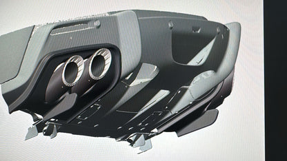 Ferrari 12Cilindri - Valved Exhaust, Carbon Frame + Wicrom Tips (OE Actuators)