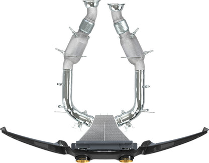 Ferrari 296 - SET: Capristo Twin Tailpipe Conversion, OPF Replacement + Sports Cats