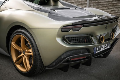 Ferrari 296 - Capristo Twin Tailpipe Carbon Conversion (for OEM or Capristo Exhaust)