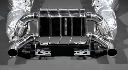 Ferrari F430 Scuderia/16M - Valved Exhaust w 250 Cell Sport Cats (w Heat Blankets)
