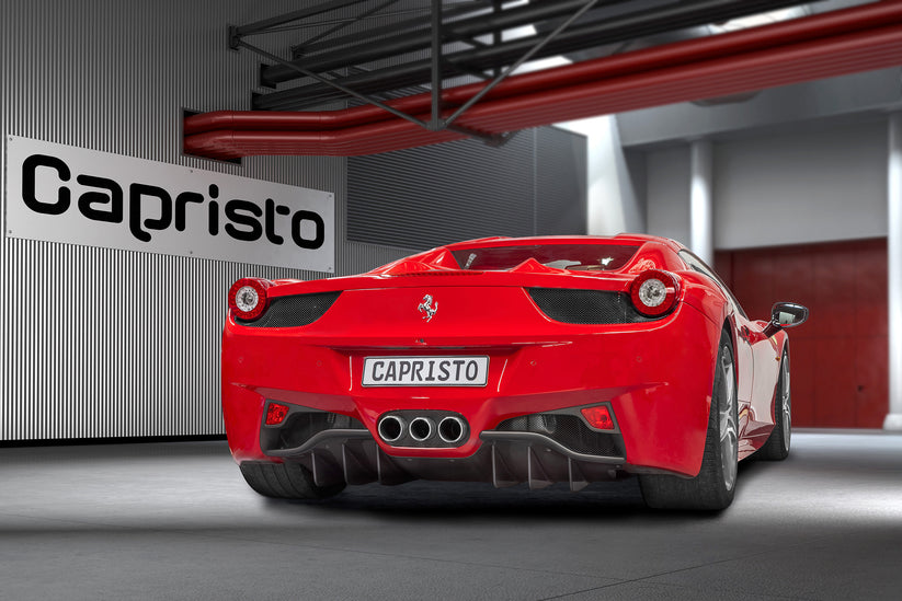 Ferrari 458 Italia/Spider - Carbon Fiber Rear Diffuser – Capristo Exhaust