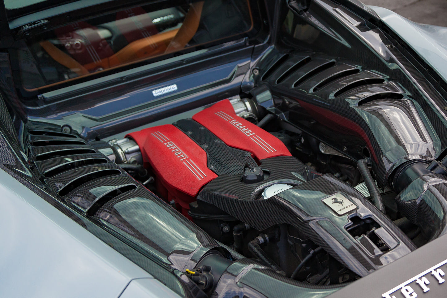 Ferrari 488 GTB/Pista - Carbon Engine Compartment Side Covers