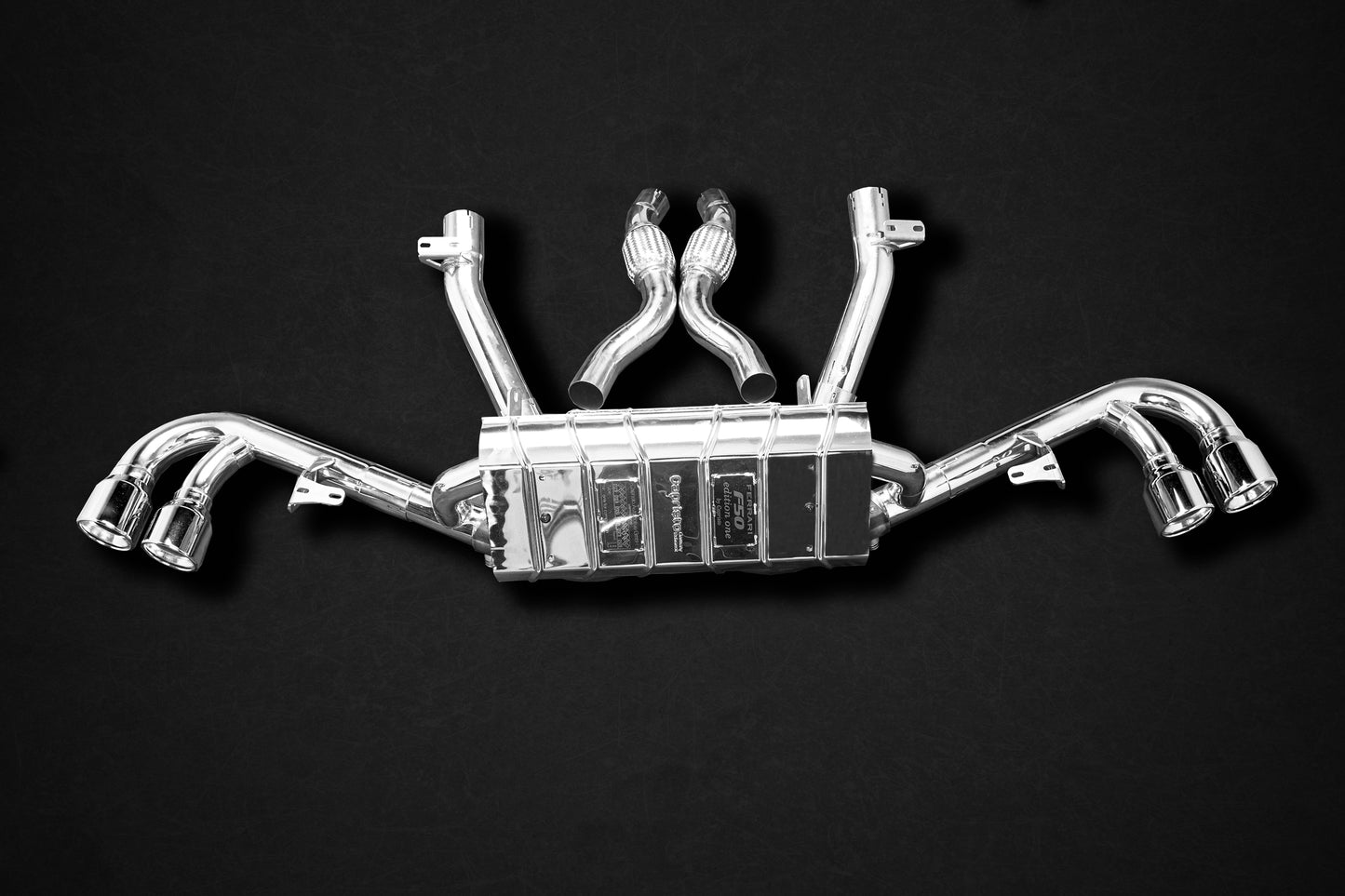 Ferrari F50 - Full Exhaust: Headers, Cat Spare, and X-Pipe Muffler (w Remote)