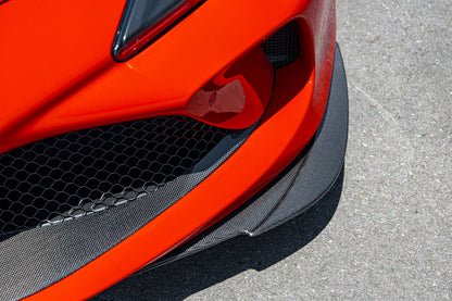 Ferrari F8 - Carbon Fiber Front Spoiler and Side Air Guides (Set)