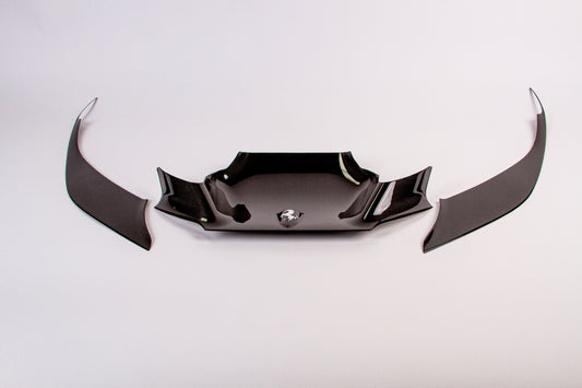 Ferrari F8 - Carbon Fiber Front Spoiler and Side Air Guides (Set)