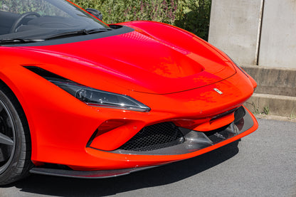 Ferrari F8 - Carbon Fiber Front Spoiler and Side Air Guides (Set)