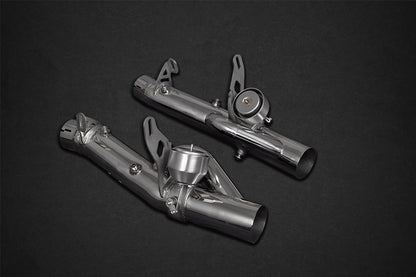 Ferrari F8 - SET: Valved Exhaust, OPF Spare & Downpipes + Heat Protection