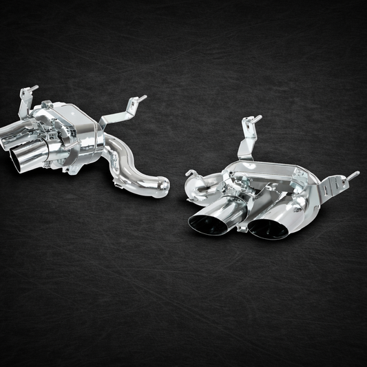 Ferrari Purosangue - Valved Exhaust + X-Pipe MidSilencer Replacement (OE Actuators)