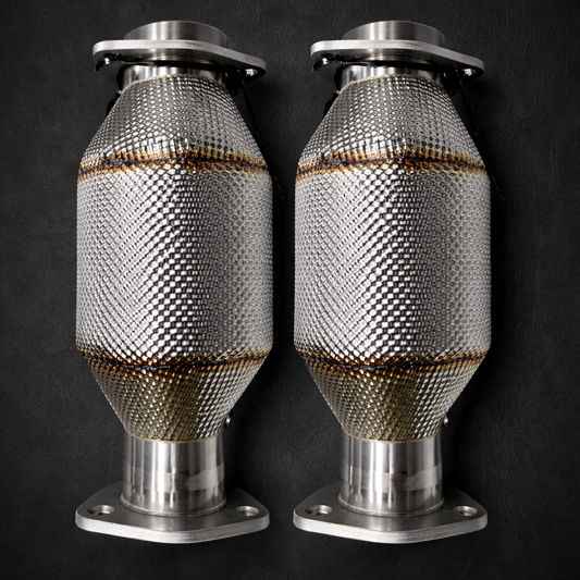 Ferrari 512/Testarossa - Sport Secondary Cats + Heat Shields