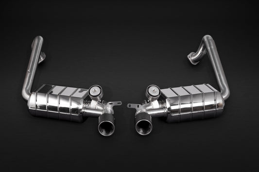 Porsche 981/982 Boxster/Cayman/GT4/718 - Valved Exhaust with Carbon Tips (CES3)