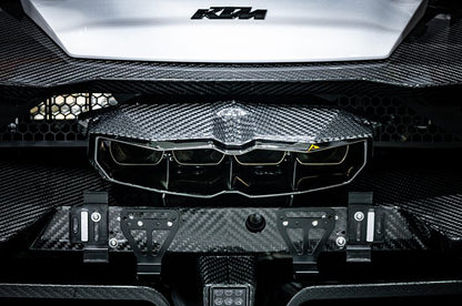 KTM X-Box GT-XR: Valved Exhaust with Heat Shield and Carbon/Stainless Exhaust Finisher