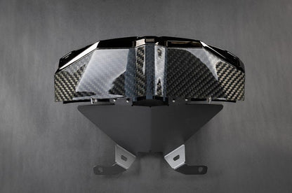KTM X-Box GT-XR: Valved Exhaust with Heat Shield and Carbon/Stainless Exhaust Finisher