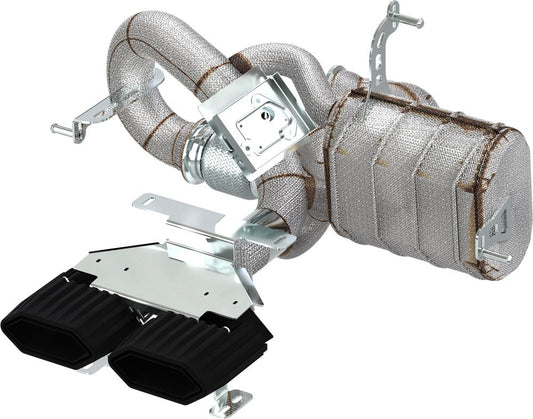 KTM X-Box GT-XR: Valved Exhaust with Heat Shield and Carbon/Stainless Exhaust Finisher
