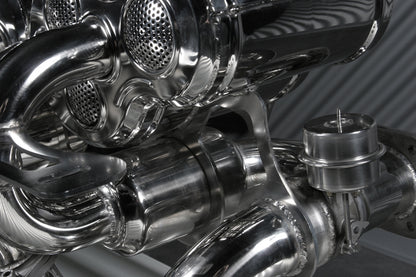 Lamborghini Murcielago LP640 - Racing Valved Exhaust w Headers, Sport Cats, and Ceramic Coated Tip