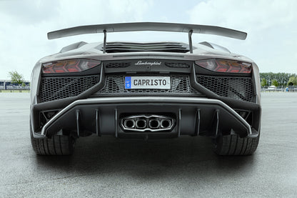 Lamborghini Aventador LP750 SV - Valved Exhaust with Carbon/Stainless Frame