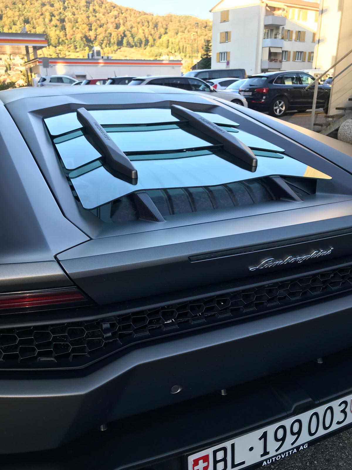 Lamborghini Huracan - Carbon Fiber + Glass Bonnet (No Scoops)