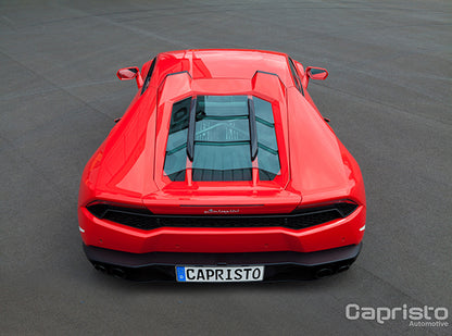 Lamborghini Huracan - Carbon Fiber + Glass Bonnet (With Scoops)
