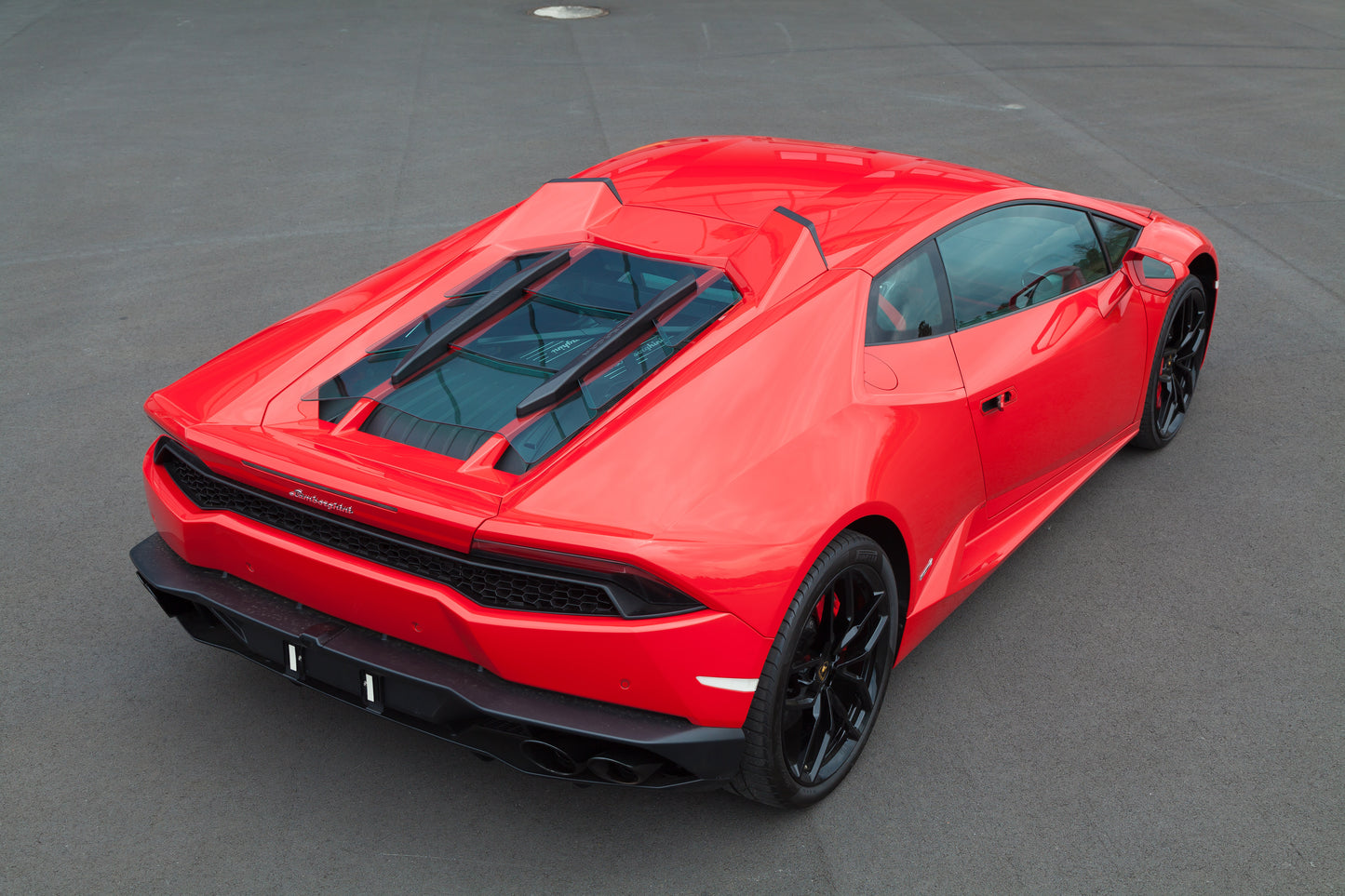 Lamborghini Huracan - Carbon Fiber + Glass Bonnet (With Scoops)