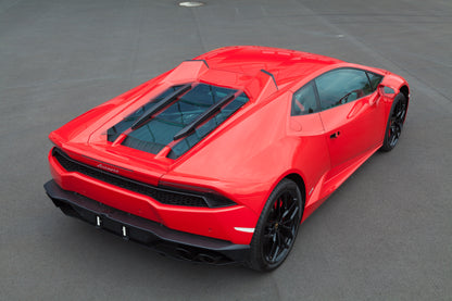 Lamborghini Huracan - Carbon Fiber + Glass Bonnet (With Scoops)