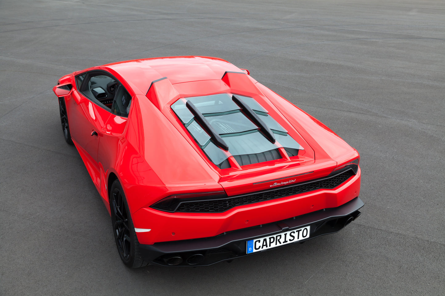Lamborghini Huracan - Carbon Fiber + Glass Bonnet (With Scoops)