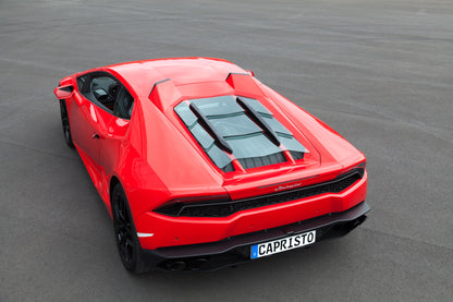 Lamborghini Huracan - Carbon Fiber + Glass Bonnet (With Scoops)