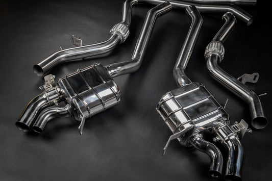 Mercedes AMG SL63 (R232) - Valved Exhaust w Mid-Pipes (OE Actuators)