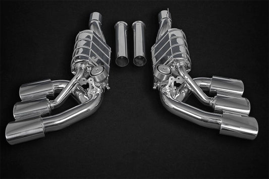 Mercedes AMG G63 (W463A) - ECE Valved Triple Mufflers (CES3)