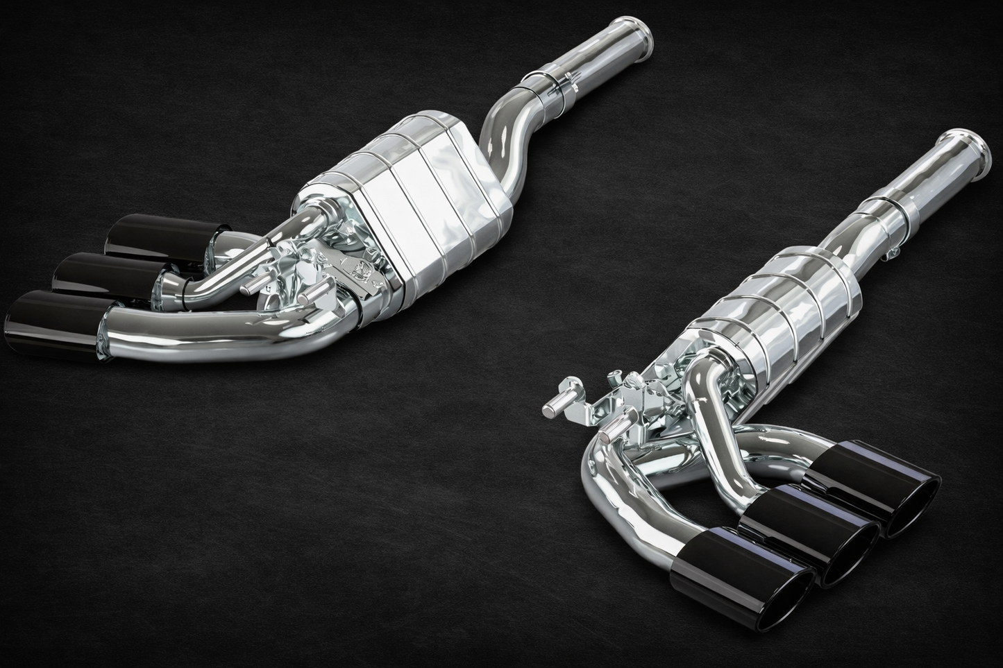 Mercedes AMG G63 (W465) - Valved Triple Mufflers (OE Actuators)