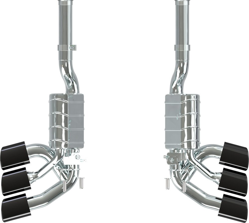 Mercedes AMG G63 (W465) - Valved Triple Mufflers (for OE Valves)
