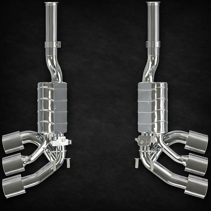 Mercedes AMG G63 (W465) - Valved Triple Mufflers (OE Actuators)