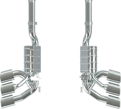 Mercedes AMG G63 (W465) - Valved Triple Mufflers (for OE Valves)