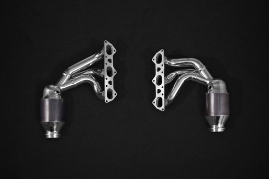 Porsche 991.2 GT3RS - Headers w 250Cell Sport Cats and Carbon Engine Cover