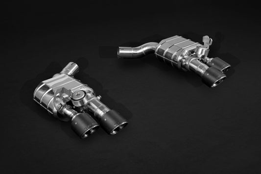 Porsche 971 Panamera GTS/Turbo/S - Valved Exhaust w Mid-Pipes - Carbon Tips (CES3)