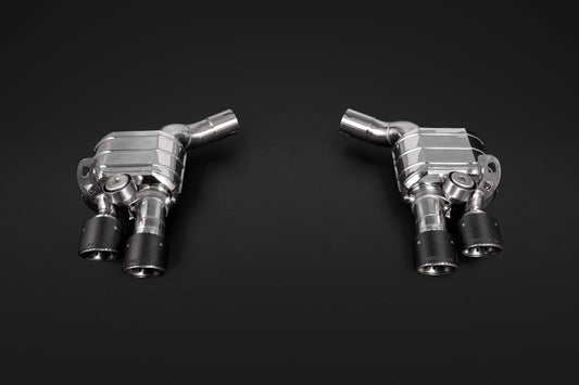 Porsche 971 Panamera GTS/Turbo/S - Valved Exhaust w Mid-Pipes - Carbon Tips (CES3)