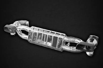 Porsche 997.2 Turbo/S - Valved Exhaust w Cat Delete Test Pipes (CES3)