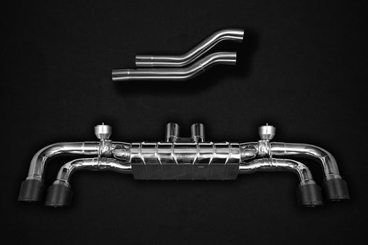 Porsche 536 Cayenne S 2.9 (19+) - Valved Exhaust with Mid-Silencer Delete and Carbon Tips (CES3)