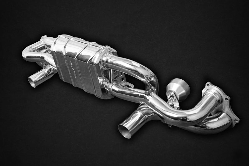 Porsche 718 Spyder/GTS/Cayman GT4 - Complete Valved Exhaust System with Carbon Tips (for PSE)