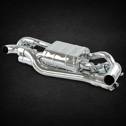 Porsche 992 Carrera/S/Turbo/Turbo S - Valved Exhaust Muffler for OEM Cats (OE Actuators)