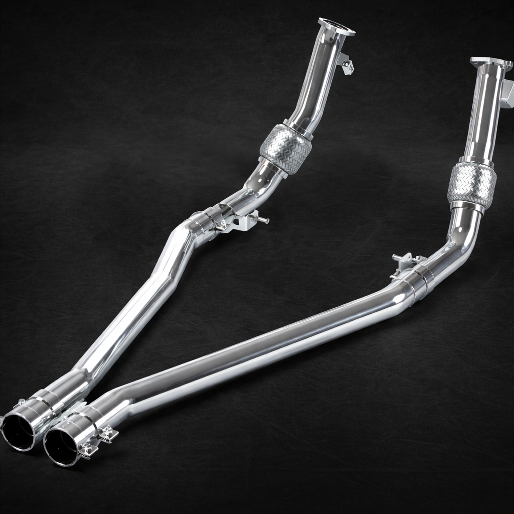 Porsche 536.1/2 Cayenne V8TT - Front Silencer Spare Connecting Pipes