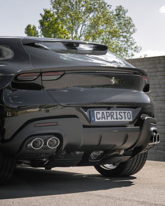 Ferrari Purosangue - Cat Spare Downpipes + Heat Protection