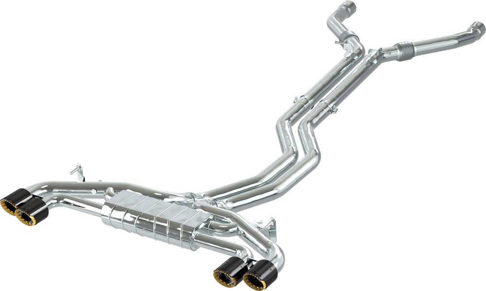 Range Rover Sport SV (P635) - Valved Exhaust w. Mid-Pipes (for OE Actuators)