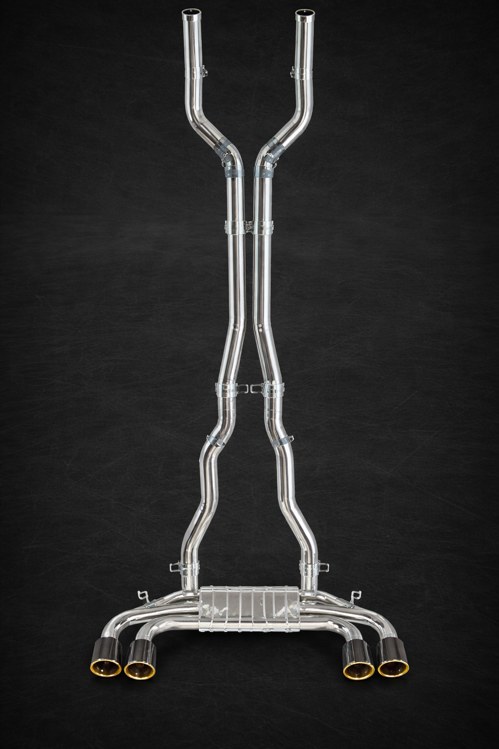 Range Rover Sport SV (P635) - Valved Exhaust, MidPipes + Capristo Tips (OE Actuators)