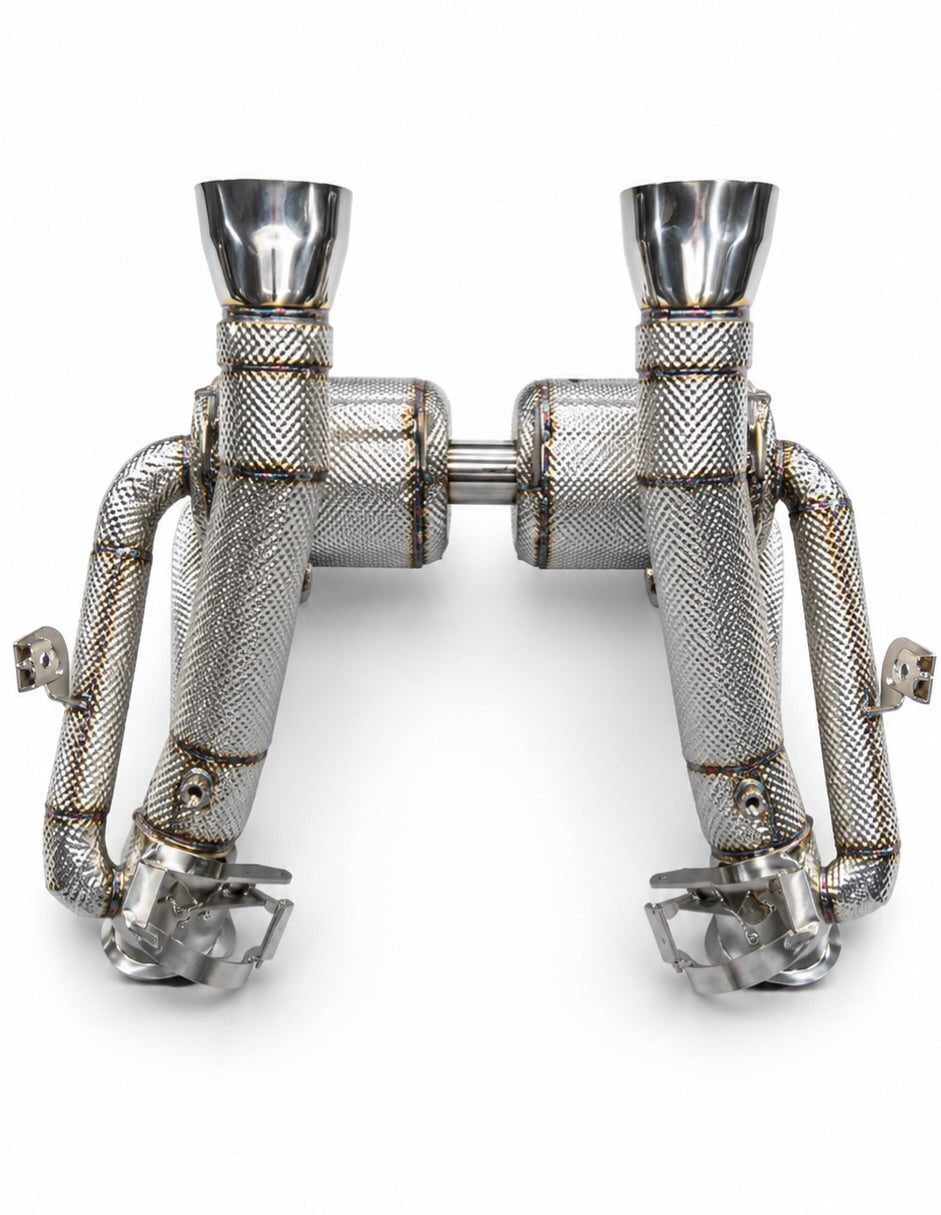 Lamborghini Revuelto - ECE Valved Exhaust (w/ Cats) + Heat